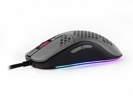 Arozzi Favo Ultra Light Gamingmouse - Black / Grey